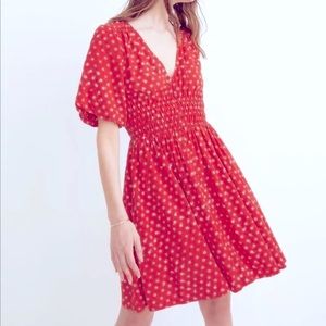 Madewell Sophia Mini Dress in Bandana Flower Size Small